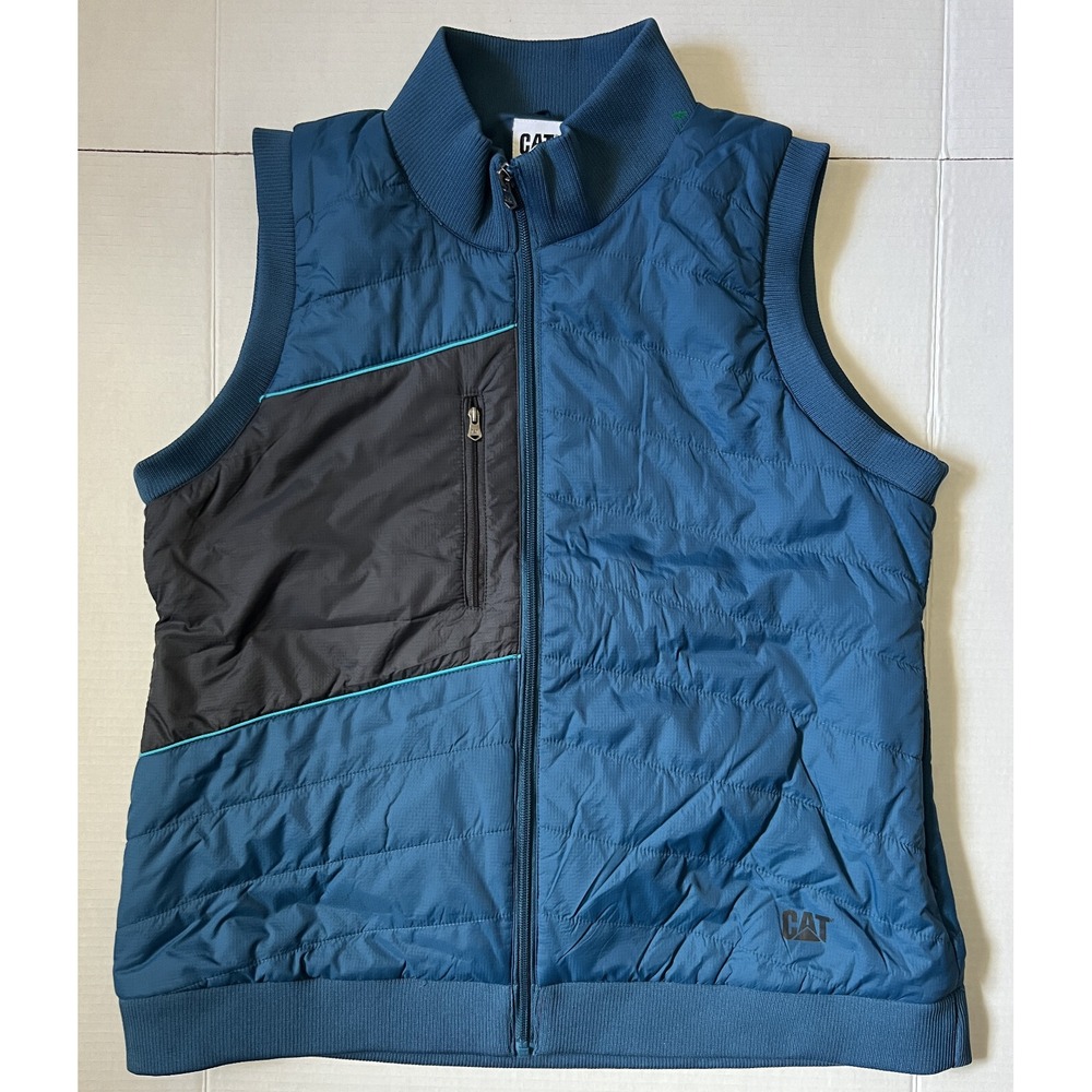 CAT WORKWEAR - Women's Wind & Water Resistant Quilted Insulated Vest - Large